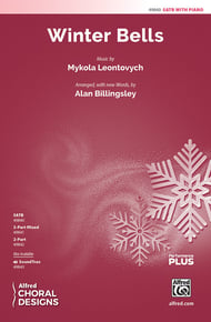 Winter Bells SATB choral sheet music cover Thumbnail